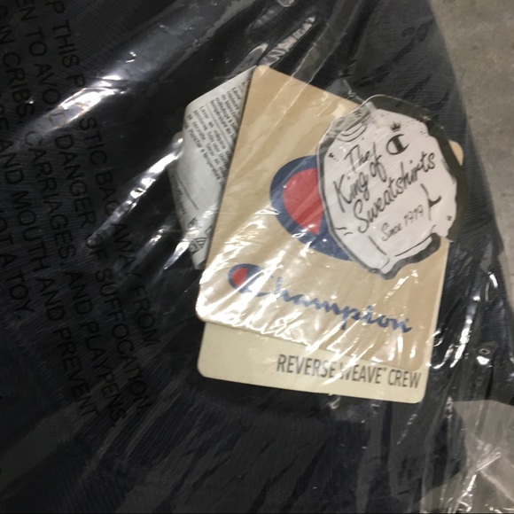 🏅🆕 Champion ✪ Reverse Weave Sweatshirt ✪ Navy ✪ - Picture 8 of 8